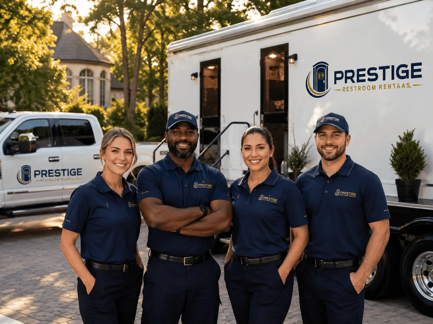 Trusted Luxury Portable Restrooms company in Happy, KY